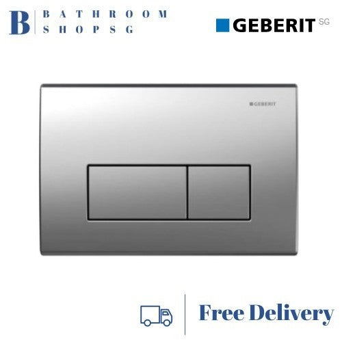 Geberit Kappa50 Actuator Plate Stainless steel brushed 115.258.00.1 Toilet Flush Plate