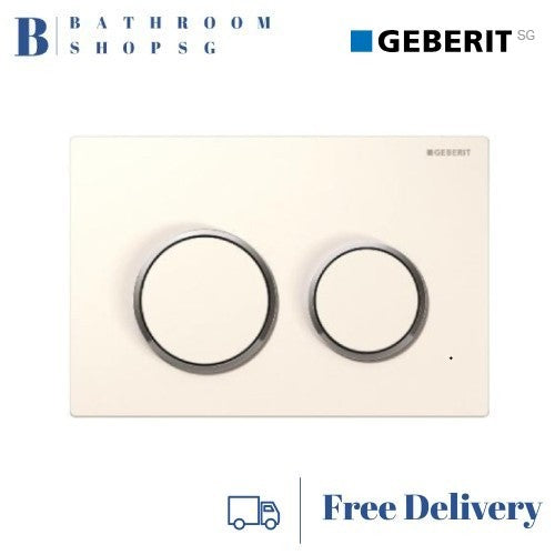 Geberit Kappa21 Actuator Plate White 115.240.KJ.1 Toilet Flush Plate