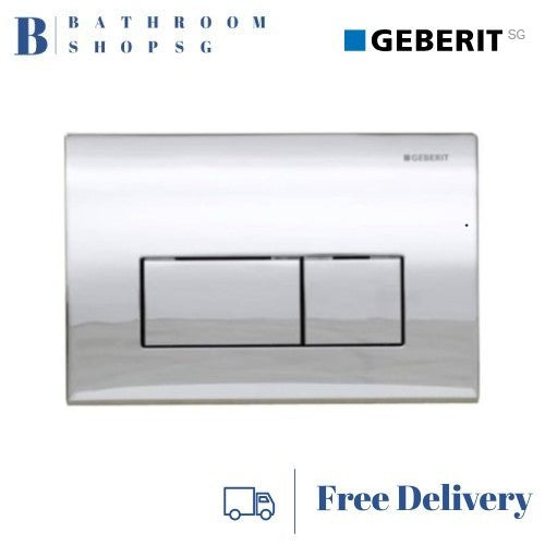 Geberit Kappa50 Actuator Plate Bright chrome 115.260.21.1 Toilet Flush Plate