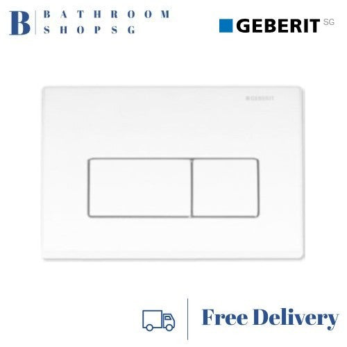 Geberit Kappa50 Actuator Plate White alpine 115.260.11.1 Toilet Flush Plate