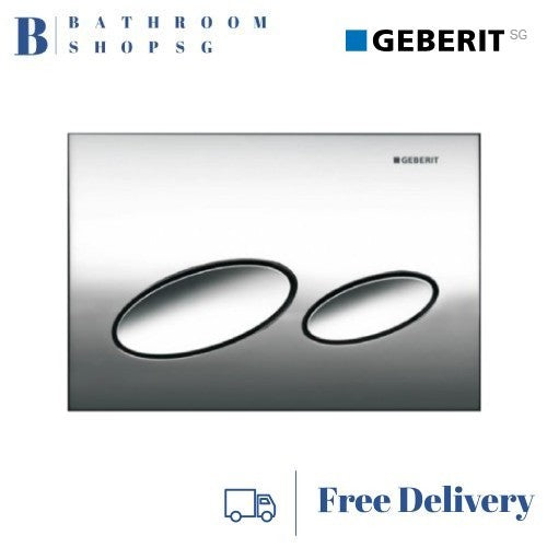 Geberit Kappa20 Actuator Plate Matt chrome 115.228.46.1