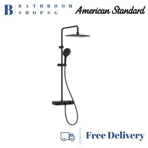 American Standard EasySET Exposed Auto Temperature Rainshower System FFAS4956-601440BF0 Matt Black