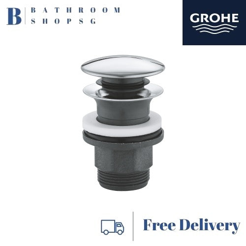 Grohe 40824000 Waste Set With Push-open Plug for Bathroom Basin