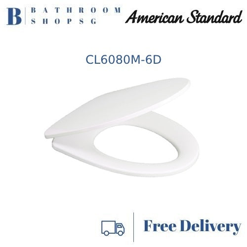 American Standard Slow Closing Seat and Cover For Neo Modern One Piece Toilet CL6080M-6D/61000NS-WT