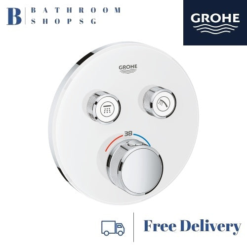 GROHE Grohtherm SmartControl Thermostat for Concealed Shower Mixer Installation with 2 valves | Grohe 29151LS0