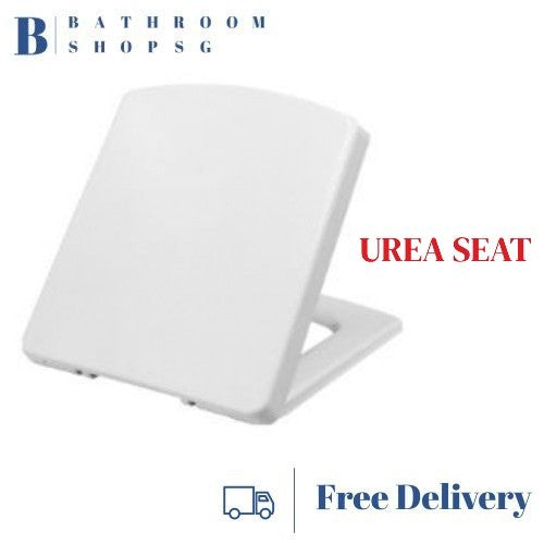 Toilet Seat Cover TS3838U | UREA Soft Close Rectangle Shape Seat