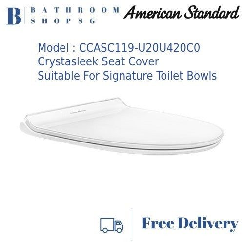 American Standard Signature Toilet Seat Cover CCASC119 with Basic Installation
