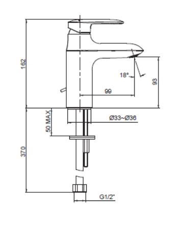 Kohler Kumin K-98827T-4E2-CP Basin Mixer | Ideal Merchandise, SG