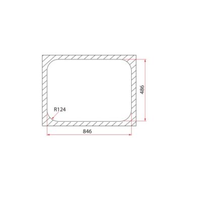 Rubine PRX 611 Stainless Steel Inset Single Bowl Kitchen sink with drainer